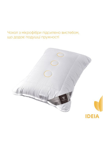 Подушка для сну Air Dream Exclusive ТМ 50х70 см біла IDEIA (275870177)