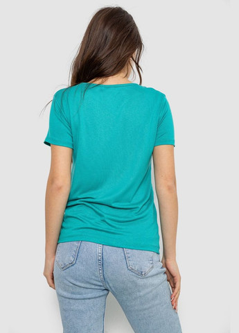 Футболка жіноча з принтом, колір гірчичний, 244R501 Ager - (318169879)