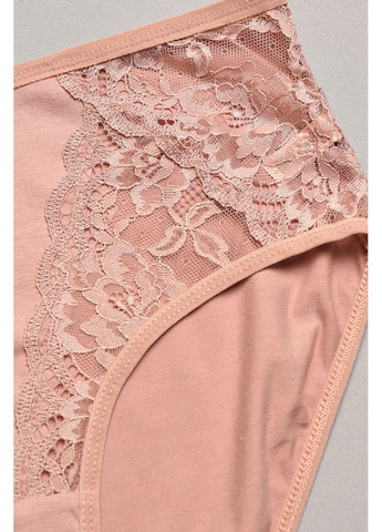 Трусы женские полубатальные пудрового цвета Let's Shop (366152555)