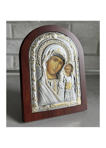 Срібна ікона Казанська Богородиця (15 х 20 см) 84124 4L ORO Valenti (337363340)