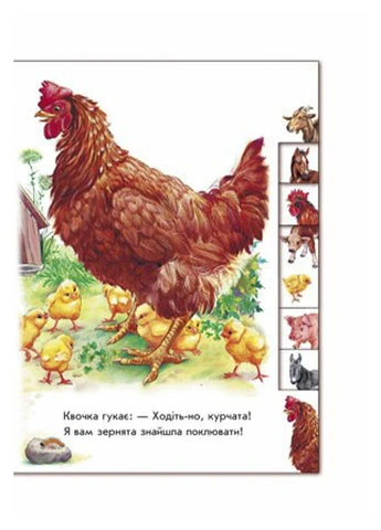 Книга "Малятам про звіряток : На подвір'ї" колір різнокольоровий ЦБ-00261631 РАНОК (402459895)