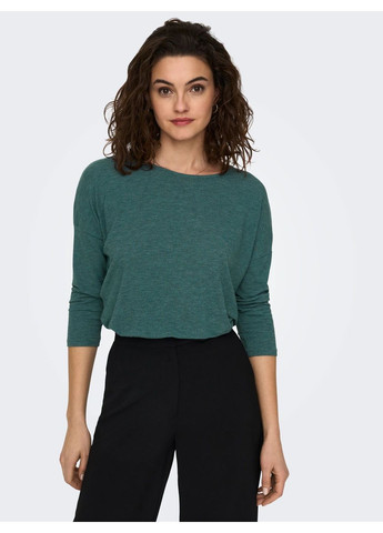 Лонгслив,темно-бирюзовый, Only (360723787)