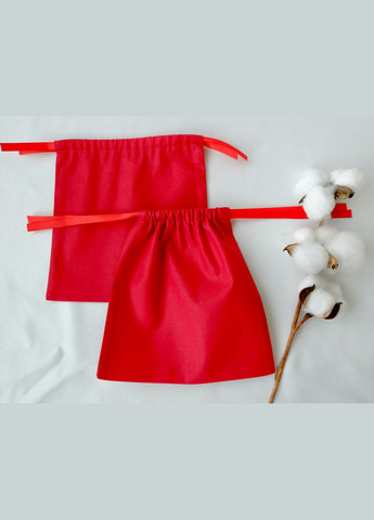 Мешок красный, эко мешок для упаковки и хранения 20х20 см Red No Brand (329888987)
