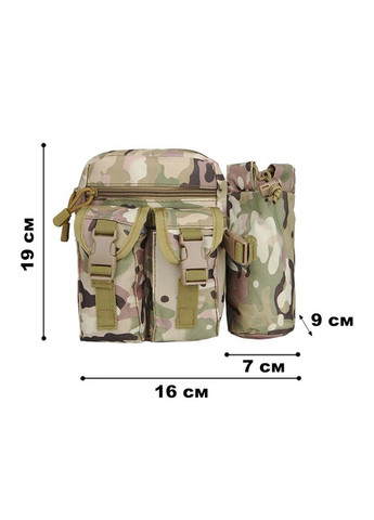 Сумка багатофнкціональна на пояс Outdoor A33 4L (Камуфляж CP) Aokali (350349065)