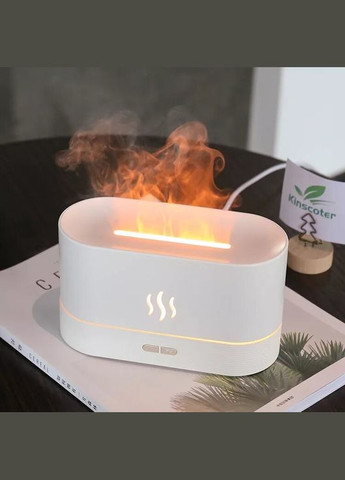 Портативний зволожувач повітря DQ-701C ефект полум'я, White з аромадифузором Kinscoter (322209553)