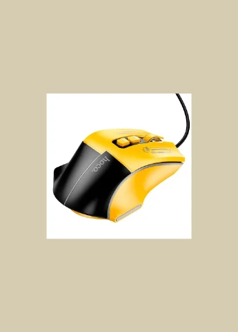Игровая мышь GM31 Overlord Luminous Gaming Wired Mouse Black Yellow Hoco (317408130)
