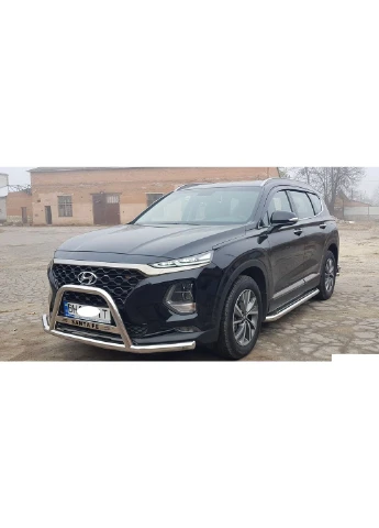 Кенгурник (защита переднего бампера) Hyundai 2018+ ST LINE Santa Fe (398182744)