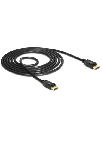 Кабель монитора сигнальный DisplayPort M/M (папа/папа) 1.5m v1.2 4K@60Hz 19p D=7.3mm Gold Cu Delock (369645926)