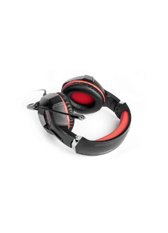 Гарнітура GDX-7575 Black/Red з мікрофоном, стерео, накладні, 1.2 м кабель, 275 г Real-El (354733710)
