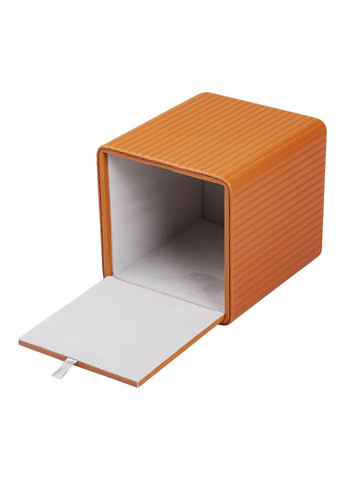 Серветниця з еко шкіри 13х13х14.5 см для кафе і ресторанів на стіл Коричнева HP-3-201BR Yiwu (371479747)