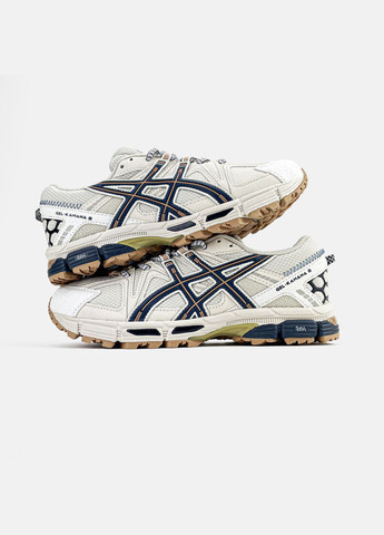 Бежевые демисезонные кроссовки мужские и женские asics gel-kahana 8 beige | асикс гель-кахана 8 бежевые No Brand