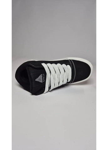 Чорно-білі кеди жіночі утеплені чорні (hb770-1) 37 Stilli