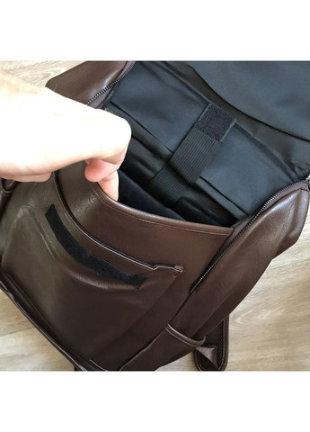 Мужской городской портфель Черный (356ДКч) No Brand рюкзак (353496838)