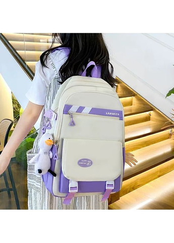 Школьный набор с рюкзаком LANSHIYA 4 в 1 с белым 1354 No Brand (365876333)