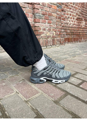 КРОСІВКИ ЖІНОЧІ NIKE AIR MAX PLUS TN GREY WHITE НАЙК АІР МАКС ТН ПЛЮС No Brand сірі демісезони (369388296)