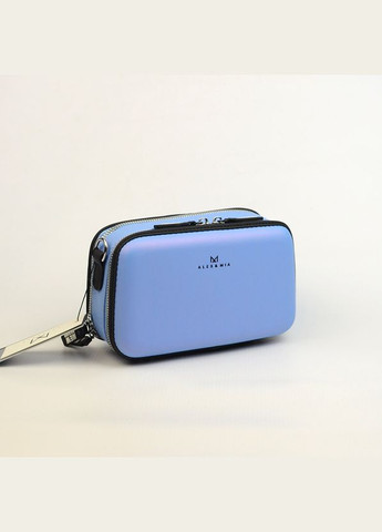 Блакитна жіноча маленька сумка крос боді через плече на два відділення Alex&Mia (338182415)