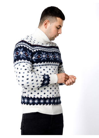 Молочный зимний мужской свитер цвет молочный cb-00233273 Gerekli