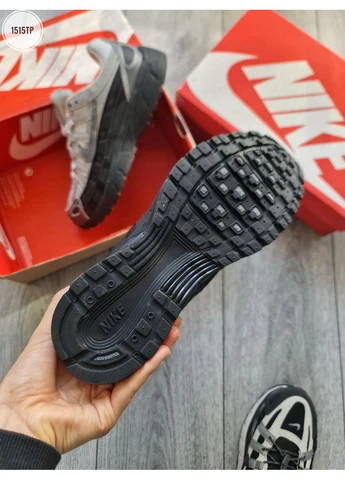 Чорні кросівки чоловічі nike p-6000 gray/black найк п-6000 чорні демісезон No Brand