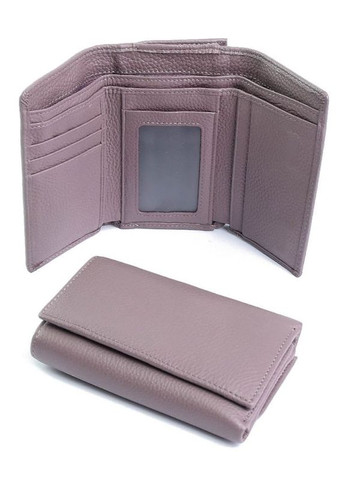 Жіночий шкіряний гаманець бузковий No Brand (292920402)