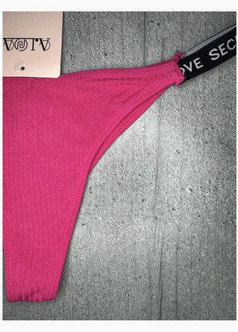 Трусы американки в рубчик женские розовый Aina (298347924)