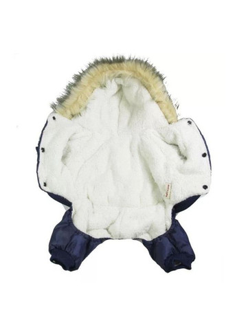Зимний комбинезон для котов и кошек Pet Style "USA" Синий L No Brand - (323234980)