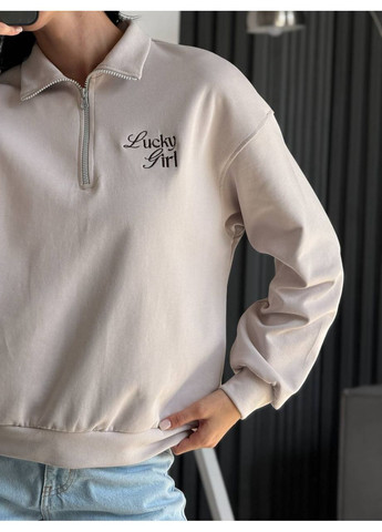 Світло-сірий жіночий світшот Avanti напис (354225595)