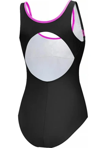 Черный летний купальник закрытый vita черный розовый Aqua Speed Aqua Speed KATE 61581