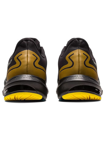 Цветные демисезонные мужские кроссовки для бега gel-pulse 14 gtx черный. жёлтый Asics