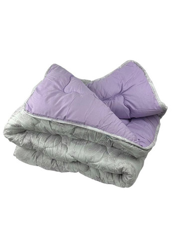 Одеяло полуторное закрытое Узор 20371 150х210 см сиреневое Arda (328391714)