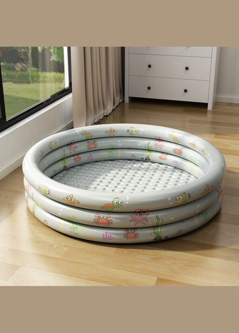 Басейн надувний 130х30 см Сірий (WG-13030) No Brand (360969179)