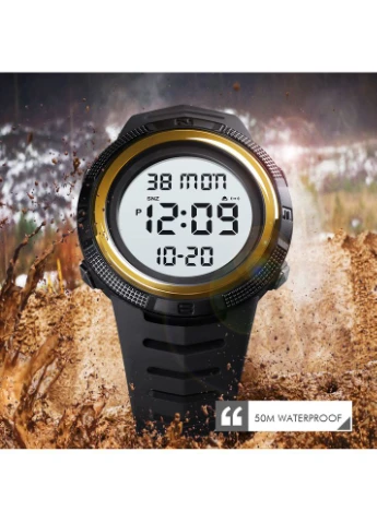 Мужские наручные часы 1632GDWT Gold-White Skmei (387407732)