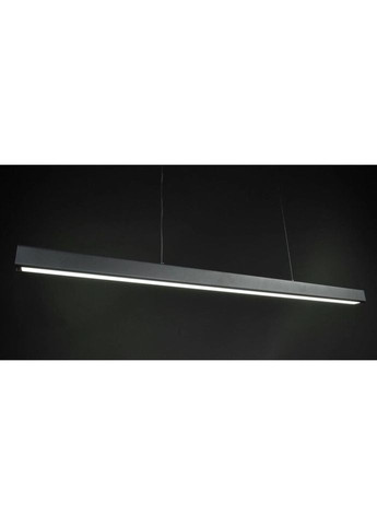 Люстра светодиодная подвесная LED светильник для квартиры на потолок лэд 27351 Черный 15-100х6х120 см. Sunnysky (335975072)