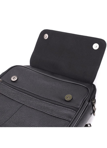 Чоловіча сумка з ручкою для перенесення в руці з натуральної шкіри 23026 Чорний Vintage (361679777)