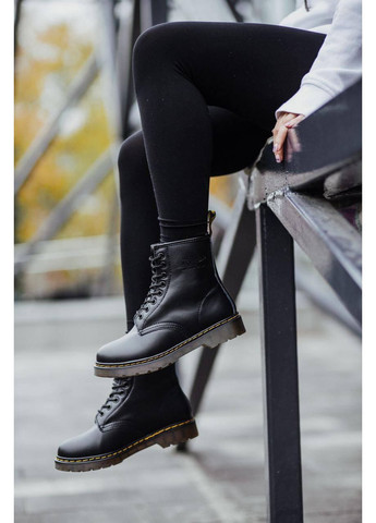 Черевики жіночі Dr.Martens 1460 Black Доктор Мартинс (Хутро) No Brand (366072209)