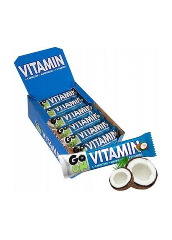 Протеиновые батончики GoOn Vitamin L-carnitine - 24x50g Bounty Go On Nutrition (281087501)