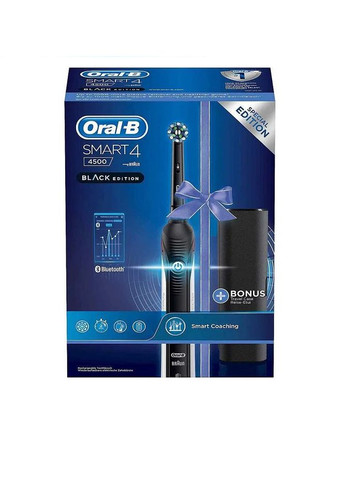 Зубна щітка Smart 4 4500 Black Edition Oral-B (304266605)