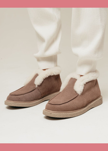 Черевики з хутром замша вовна Suny Liana (305822741)