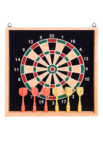 Мишень для дартса настольная магнитная серия "Любительские игры" 9in (d-24см, в комплекте 6 дротиков) Baili (354702858)