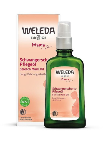 Олія для профілактики розтяжок, флакон з дозатором Schwangerschafts-Pflegeol 100ml (2-934784) Weleda (369789252)