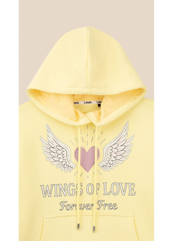 Худі з принтом для дівчинки P-GB02337 134 см shop (2000999310584) LAWA (367833075)