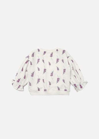 Yuki світшот для дівчинки колір молочний цб-00271944 молочний трикотаж