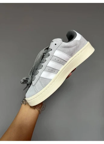 Серые летние кроссовки adidas campus 00s light grey адидас кампус No Brand