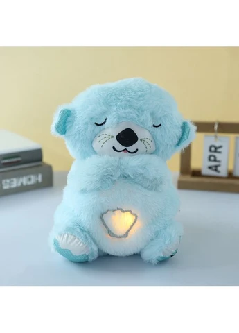 Плюшева іграшка - нічник Видрочка Soothe Snuggle Otter · Іграшка для дитини Казкові сни з музикою, підсвічуванням, диханням Digital (402620564)