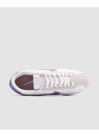 Білі кросівки чоловічі nike cortez white/purple найк кортез білі демісезон No Brand