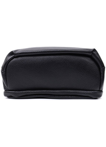 Сумка на два отделения из натуральной кожи черная 22592 Vintage (329197723)