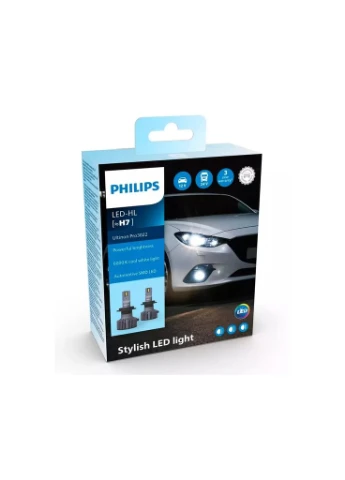 Автолампа LED H7 11972U51Х2 12/24V Ultinon Pro5100 +160 (74243) Philips (399259376)