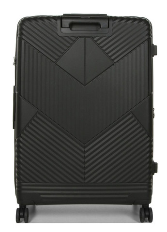 Чемодан большой L полипропилен чёрный 77х53х30+5см/114л/5кг/ 639 AIRTEX (324802142)