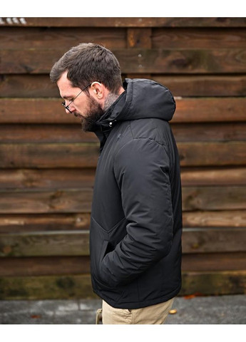 Черная зимняя зимняя мужская куртка  нн черная No Brand