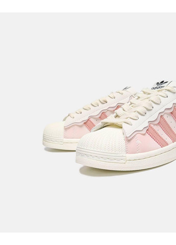 КРОСІВКИ ЖІНОЧІ ADIDAS SUPERSTAR CAPPUCCINO АДІДАС СУПЕРСТАР No Brand білі демісезони (368854978)