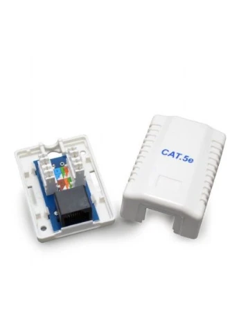 Компьютерная розетка RJ45x1 UTP, cat.5e (NCAC-1U5E-01) Cablexpert (396309111)